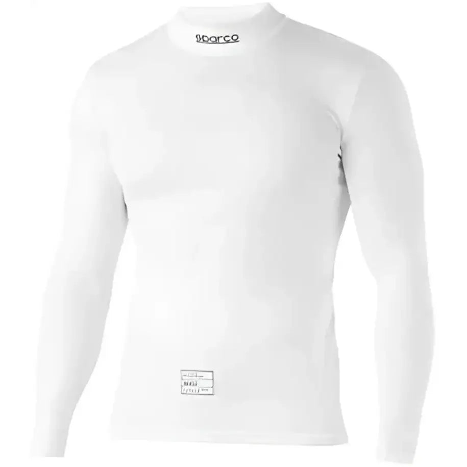 White long-sleeved sparco undershirt rw4 for comfortable everyday wear