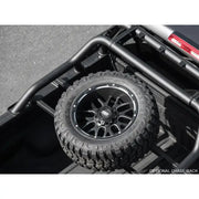 Spare Tire Carrier Truck Bed Bar Mount; 37 Inch Tire; Black; Steel; Direct Fit; Requires Armordillo - & Automotive