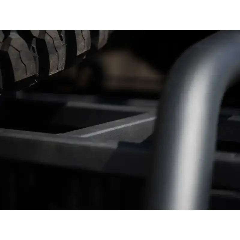 Spare Tire Carrier Truck Bed Bar Mount; 37 Inch Tire; Black; Steel; Direct Fit; Requires Armordillo - & Automotive