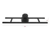 Spare Tire Carrier Truck Bed Bar Mount; 37 Inch Tire; Black; Steel; Direct Fit; Requires Armordillo - & Automotive