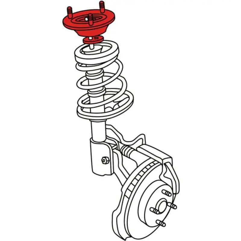 SPC Performance 00-10 Ford Focus Front Adjustable Strut Mount - 81320