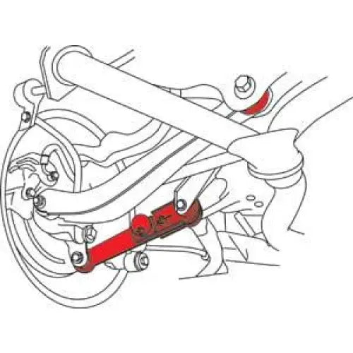 SPC Performance 67665 SPC Performance 03-06 Subaru Baja/00-09 Legacy/Outback Rear Camber Kit (SINGLE ARM-REQUIRES 2) - 67665