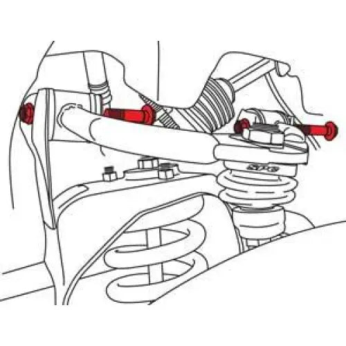 SPC Performance 21035 SPC Performance 04-13 Nissan Armada / 05-12 Pathfinder / 04-13 Titan UCA Mounting Bolt - 21035