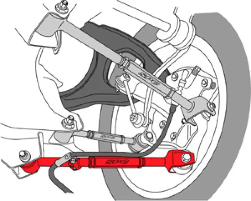 SPC Performance 08-10 Honda Accord/09-10 Acura TSX/TL Rear Adjustable Lateral Arm - 67550