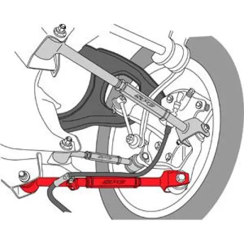 SPC Performance 67550 SPC Performance 08-10 Honda Accord/09-10 Acura TSX/TL Rear Adjustable Lateral Arm - 67550
