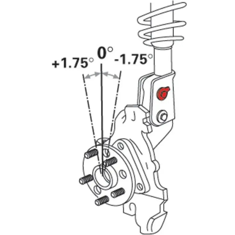 SPC Performance 81315 SPC Performance 20-22 Ford Bronco Sport Rear EZ Cam Bolts (PR) - 81315