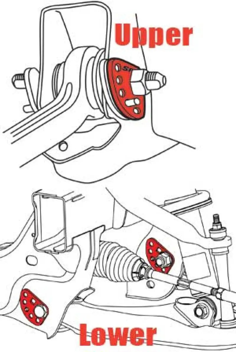 SPC Performance GM Alignment Cam Lock Plate (2) - Truck & Automotive