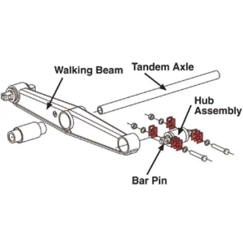 SPC Performance HENDRICKSON HD SHIMS 2X5 - 36087