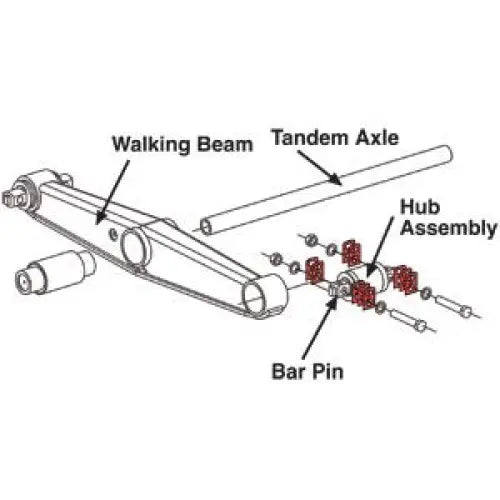 SPC Performance 36087 SPC Performance HENDRICKSON HD SHIMS 2X5 - 36087