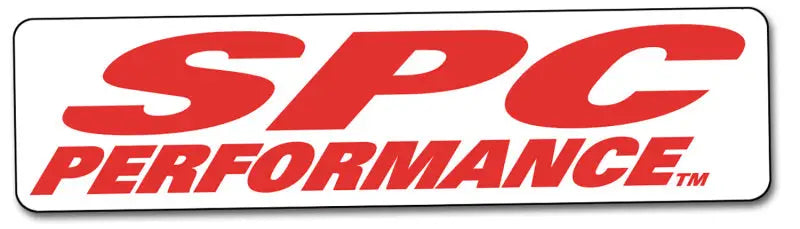 SPC Performance red logo on white SPC decal for custom car look