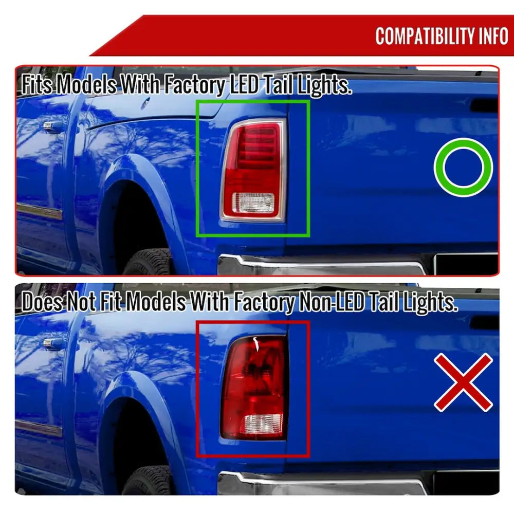Spec-D Tunin LT-RAM13Bbled-SQ-RS Tail Light Assembly