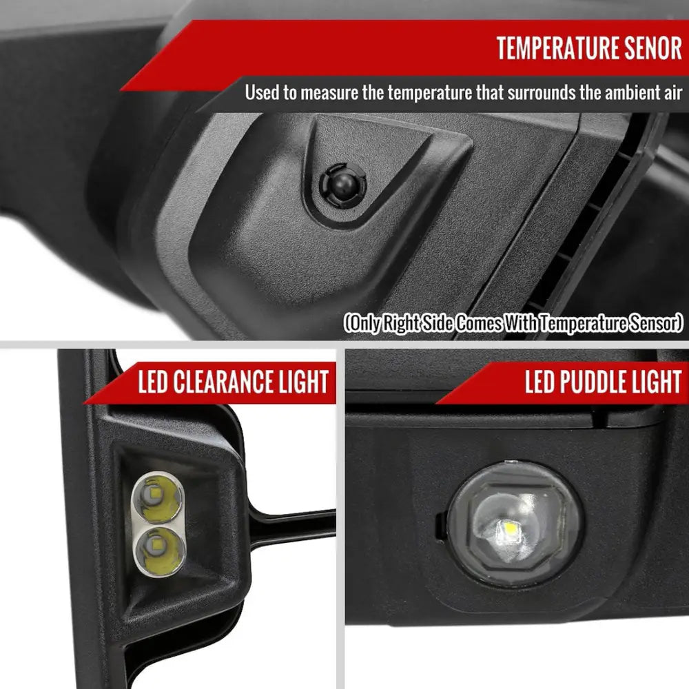 Spec-D Tunin RMX-SIE1915G3HP-FS Exterior Towing Mirror