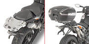 Motorcycle rear luggage rack and top case for KTM with mounting hardware, ideal RV and truck parts