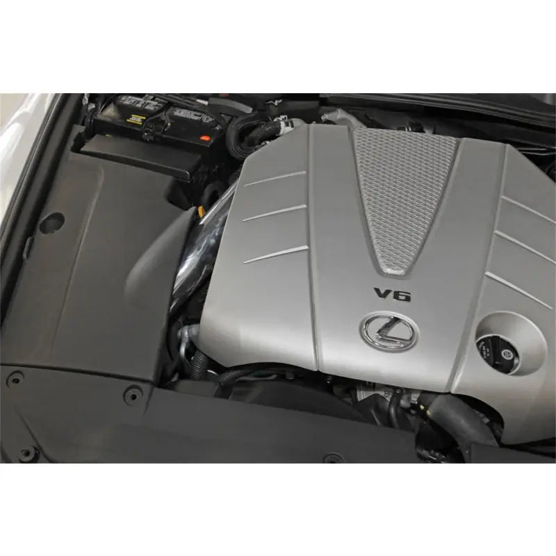 Spectre 10190 Spectre 06-12 Lexus IS250/IS350 V6-2.5/3.5L F/I Air Intake Kit - Polished w/Red Filter