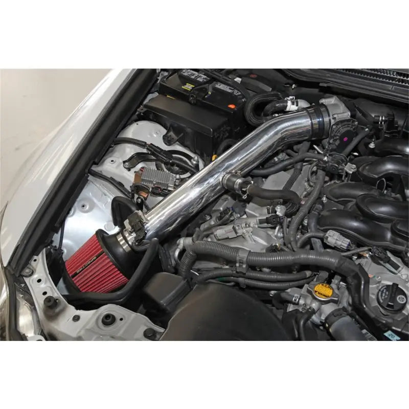 Spectre 10190 Spectre 06-12 Lexus IS250/IS350 V6-2.5/3.5L F/I Air Intake Kit - Polished w/Red Filter