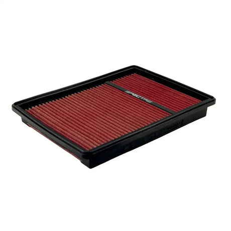 Rectangular red air filter with black frame for Jeep Grand Cherokee engine upgrade