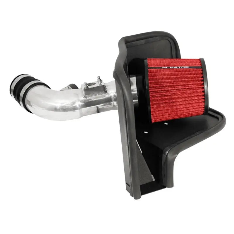 Spectre 10268 Spectre 09-14 Toyota Corolla 1.8L Air Intake Kit - Polished w/Red Filter
