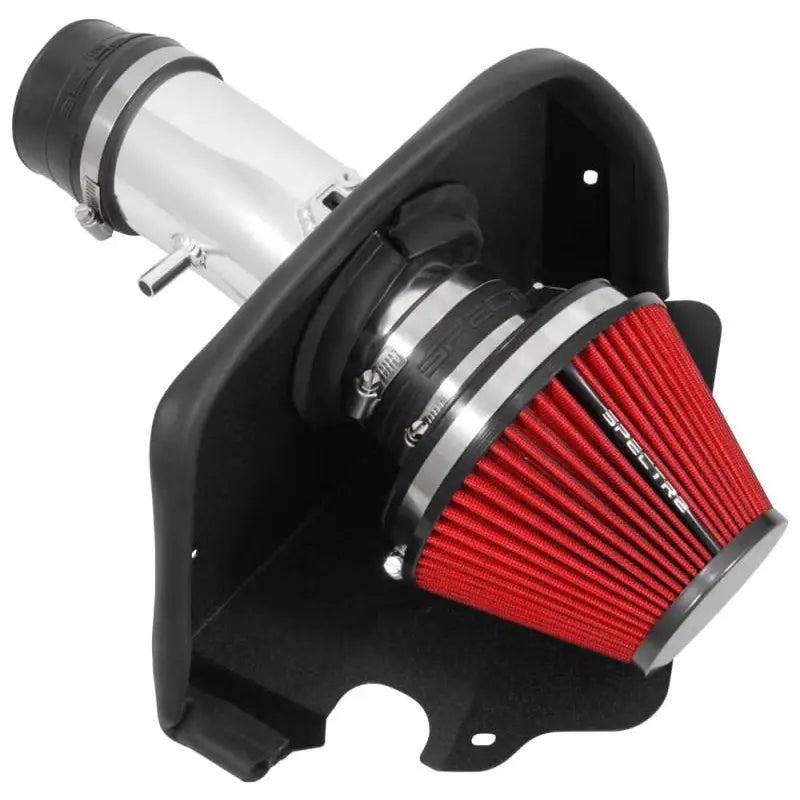 Spectre 9068 Spectre 09-17 Nissan Maxima V6-3.5L F/I Air Intake Kit - Polished w/Red Filter