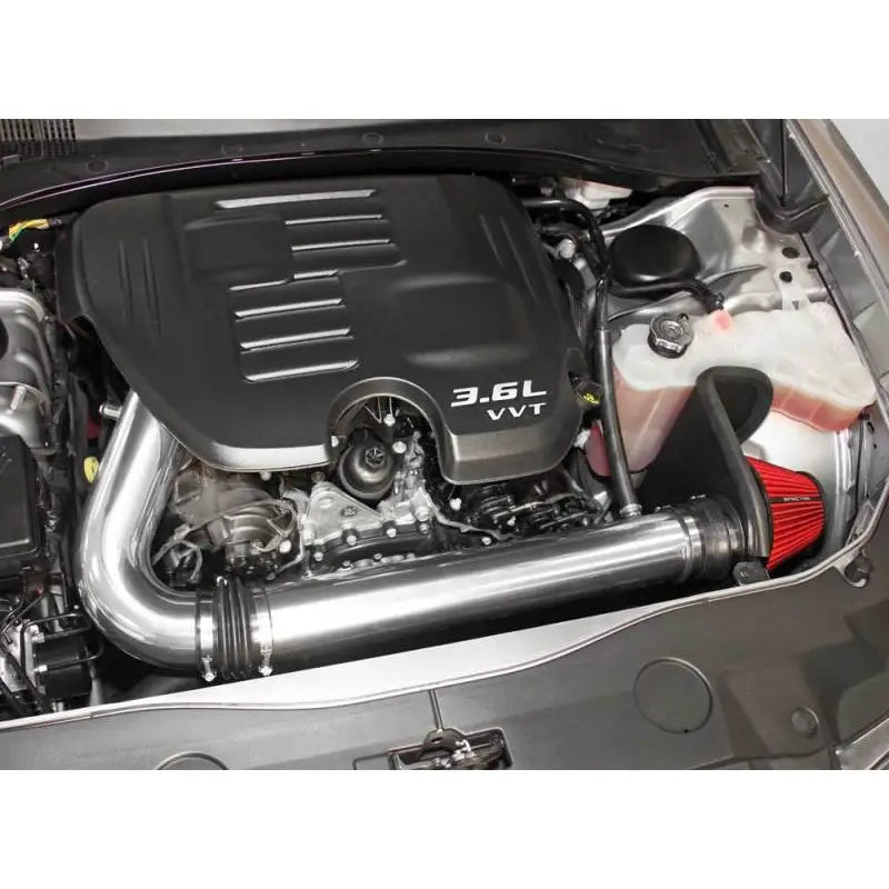 Spectre 9028 Spectre 11-17 Challenger/Charger 3.6L Air Intake Kit - Polished w/Red Filter