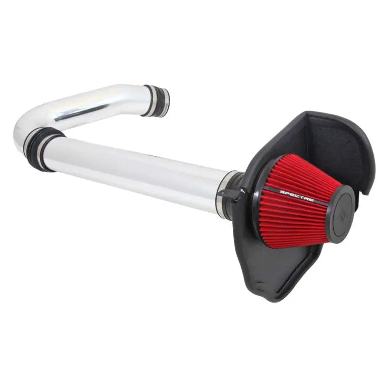Spectre 9028 Spectre 11-17 Challenger/Charger 3.6L Air Intake Kit - Polished w/Red Filter
