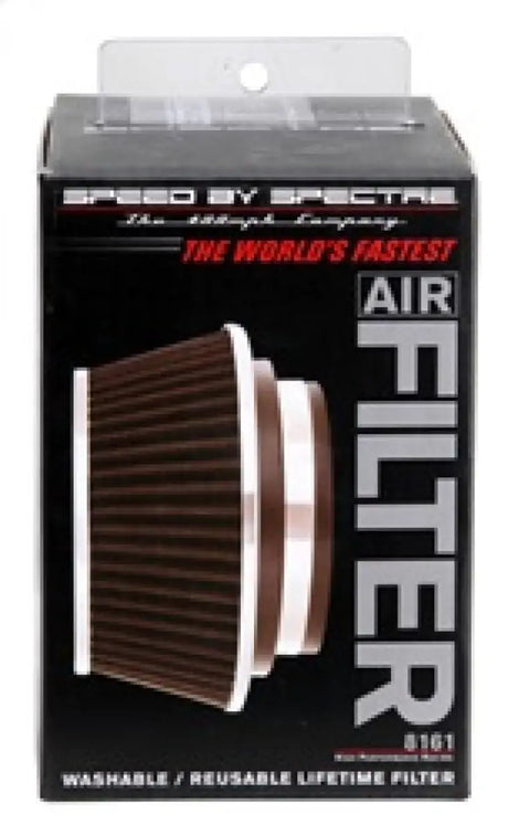 Spectre Adjustable Conical Air Filter 2-1/2in. Tall (Fits 3in. / 3-1/2in. / 4in. Tubes) - Black - Truck & Automotive