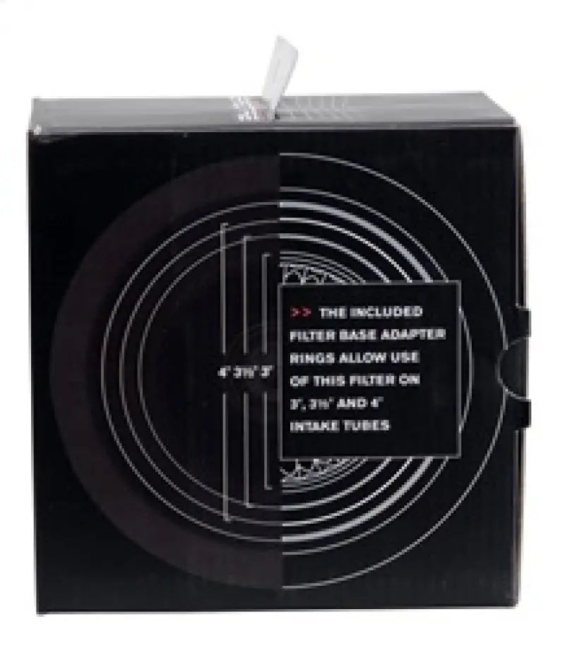 Spectre Adjustable Conical Air Filter 2-1/2in. Tall (Fits 3in. / 3-1/2in. / 4in. Tubes) - Blue 