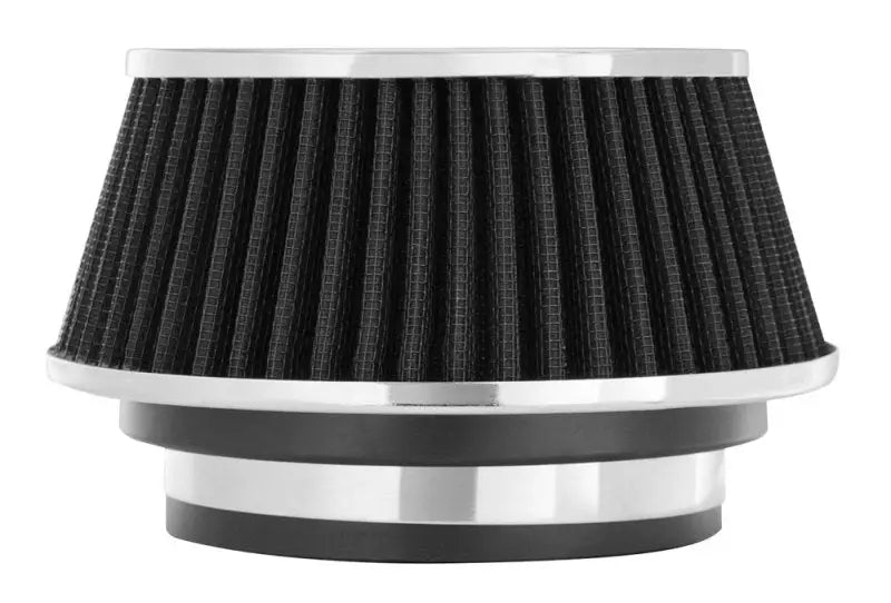 Spectre Adjustable Conical Air Filter 2-1/2in. Tall (Fits 3in. / 3-1/2in. / 4in. Tubes) - Black - Truck & Automotive