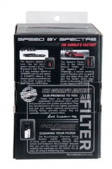 Spectre Adjustable Conical Air Filter 2-1/2in. Tall (Fits 3in. / 3-1/2in. / 4in. Tubes) - Black - Truck & Automotive