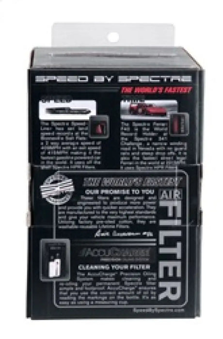 Spectre Adjustable Conical Air Filter 2-1/2in. Tall (Fits 3in. / 3-1/2in. / 4in. Tubes) - Black - Truck & Automotive