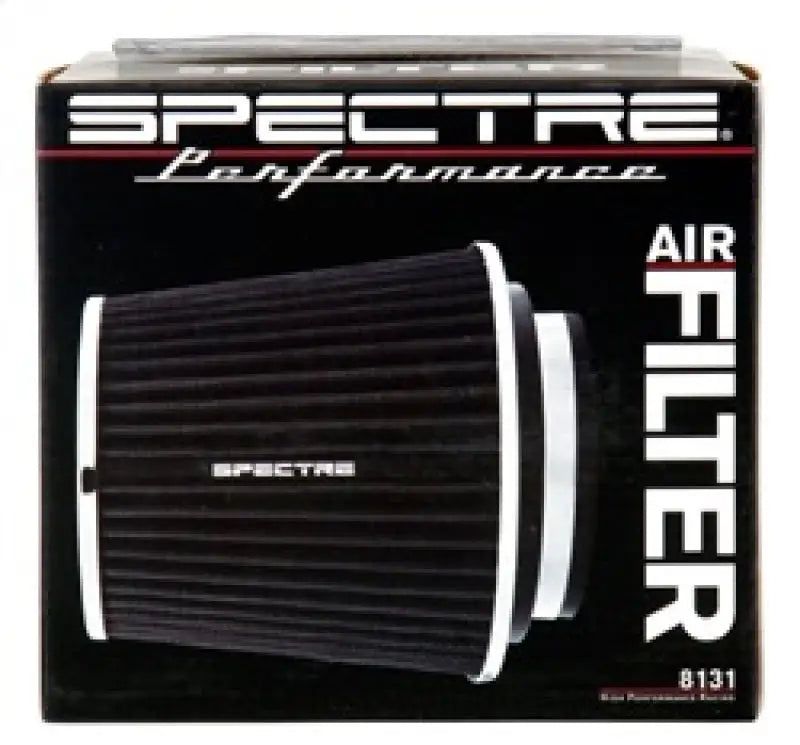 Spectre Adjustable Conical Air Filter 5-1/2in. Tall (Fits 3in. / 3-1/2in. / 4in. Tubes) - Black - Truck & Automotive