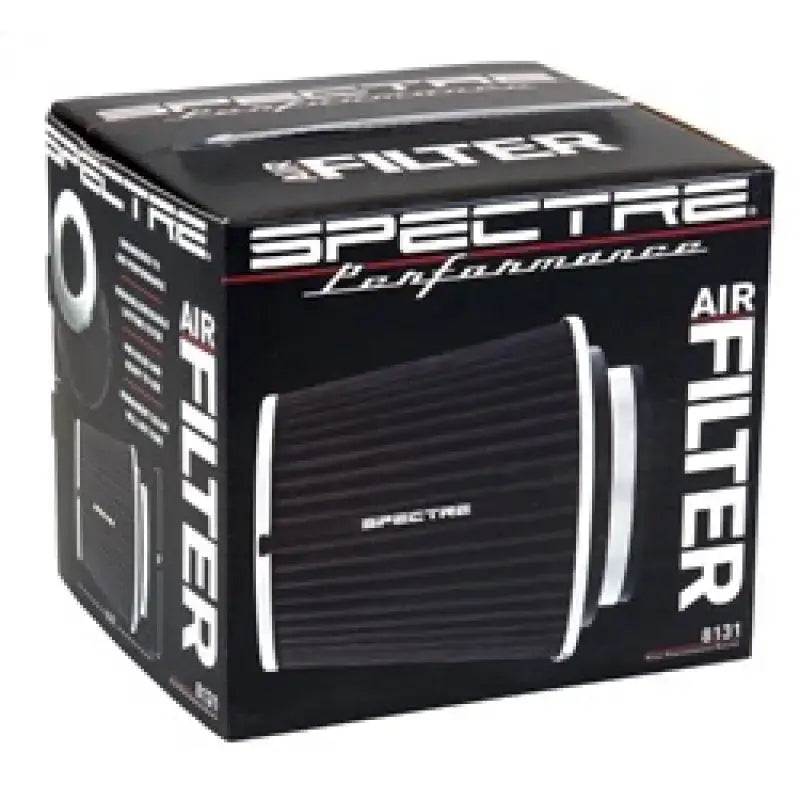 Spectre Adjustable Conical Air Filter 5-1/2in. Tall (Fits 3in. / 3-1/2in. / 4in. Tubes) - Black - Truck & Automotive