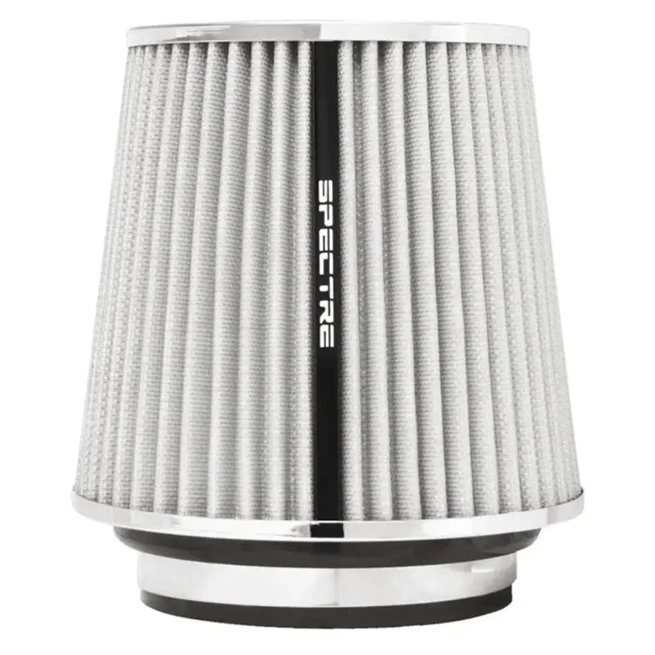 Silver cone air filter for Spectre Adjustable Conical Air Filter 5-1/2in tall