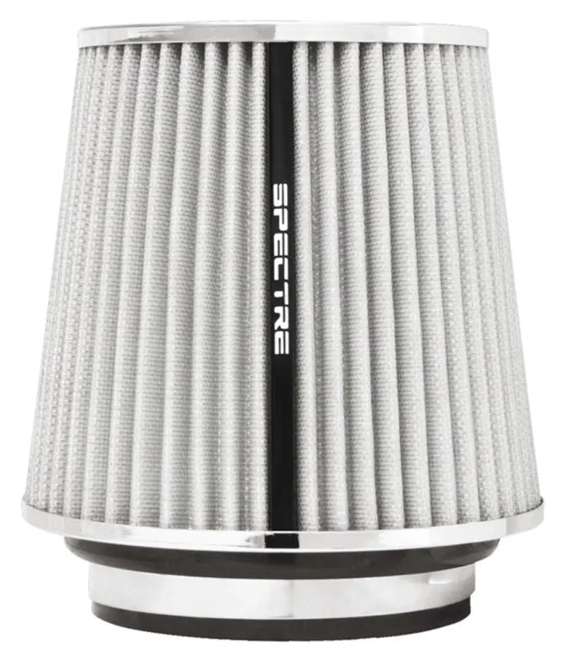 Silver cone air filter for Spectre Adjustable Conical Air Filter 5-1/2in tall