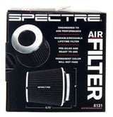 Spectre Adjustable Conical Air Filter 5-1/2in. Tall (Fits 3in. / 3-1/2in. / 4in. Tubes) - Black - Truck & Automotive