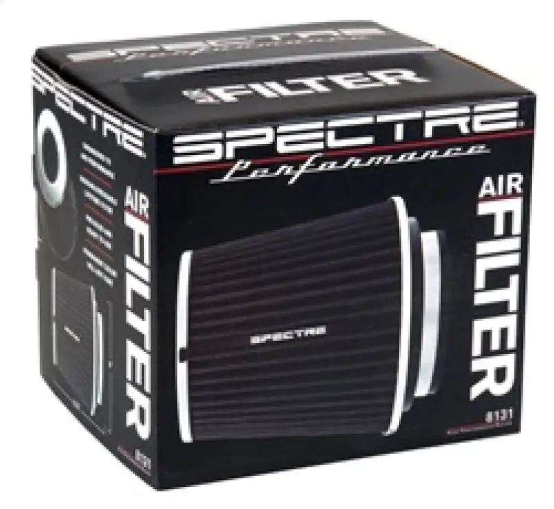 Spectre Adjustable Conical Air Filter 5-1/2in. Tall (Fits 3in. / 3-1/2in. / 4in. Tubes) - Black - Truck & Automotive