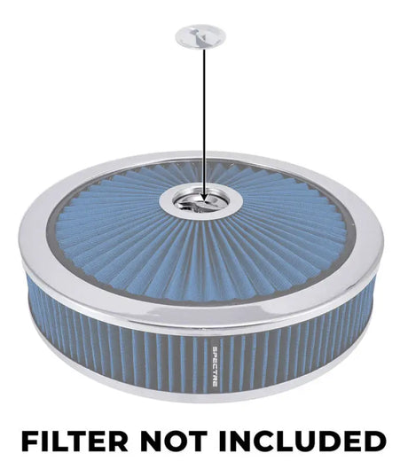 Spectre Air Cleaner Nut Low Profile (Fits 1/4in.-20 Threading) - Chrome 