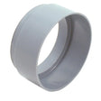 Gray plastic pipe fitting for Spectre Air Duct Hose Filter Adapter 3in