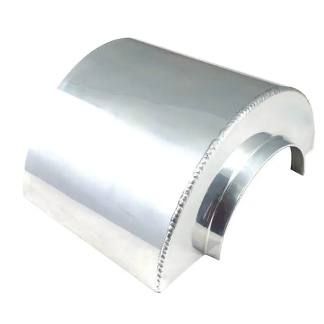 Spectre Air Filter Heat Shield (Short) 3in. - Polished Aluminum - Truck & Automotive