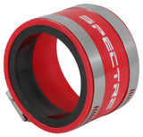 Spectre Coupler 3in. (PVC) w/Insert - Red - Truck & Automotive