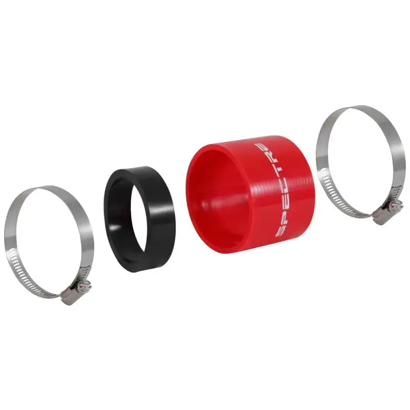 Spectre Coupler 3in. (PVC) w/Insert - Red - Truck & Automotive