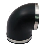 Spectre Coupler 4in. Elbow / 90 Degree (PVC) - Black 