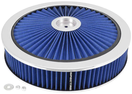 Spectre ExtraFlow HPR Air Cleaner Assembly 14in. x 3in. - Blue 
