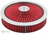 Spectre Spectre ExtraFlow HPR Air Cleaner Assembly 14in. x 3in. - Red
