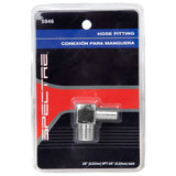 Spectre Fitting 90 Degree Barb NPT Threads (For 3/8in. Hose) - Chrome - Truck & Automotive