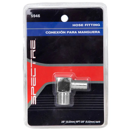 Spectre Fitting 90 Degree Barb NPT Threads (For 3/8in. Hose) - Chrome - Truck & Automotive