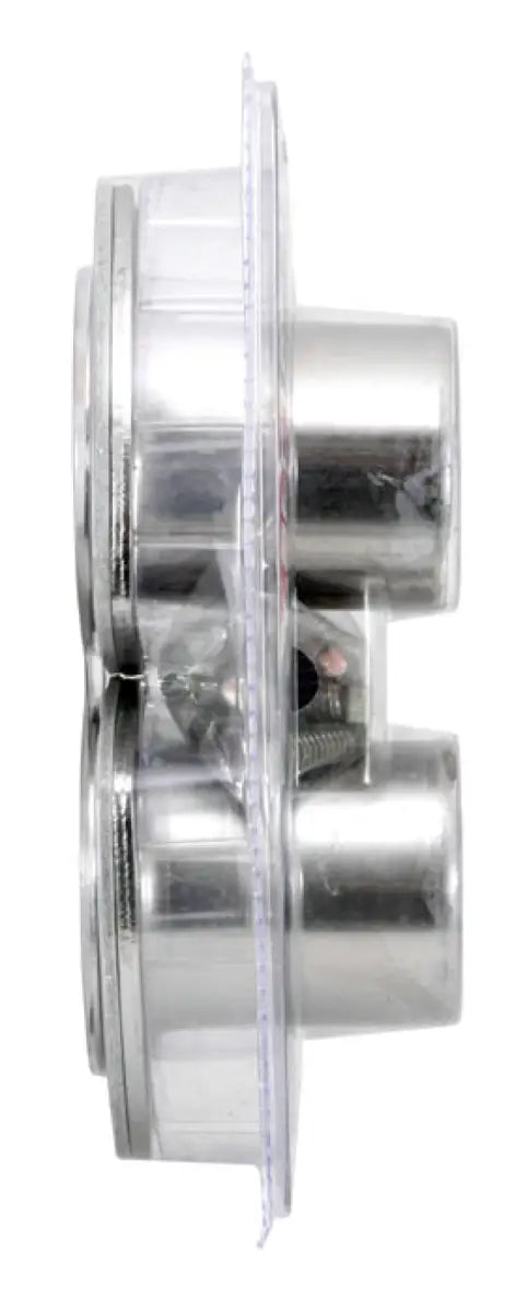 Two silver RCA jacks in clear packaging for Spectre Header Reducer Kit setup