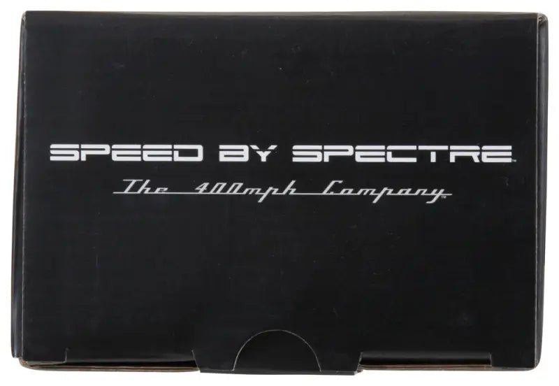 Black box with Speed by Spectre text on aluminum mass air flow sensor adapter kit