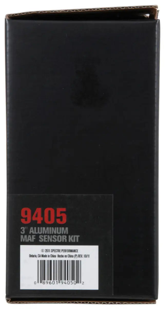 Black box with product label for Spectre Mass Air Flow Sensor Adapter Kit