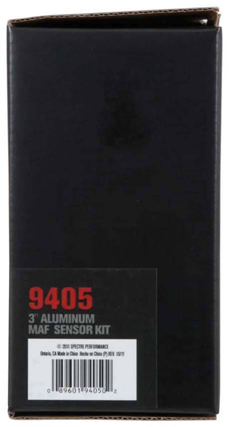 Black box with product label for Spectre Mass Air Flow Sensor Adapter Kit