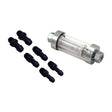 Spectre Premium Clearview Fuel Filter (Incl. 1/4in. / 5/16in. / 3/8in. Barb Fittings) - Truck & Automotive